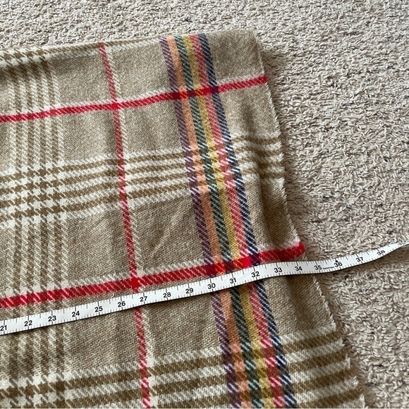 Blanket Poncho Wrap Kimono Top in Plaid ~ Do Everything in Love - Picture 4 of 7